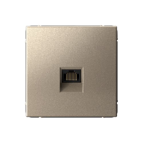 Розетка компьютерная без рамки Systeme Electric ArtGallery  1-м. RJ45 CAT 6А шампань картинка